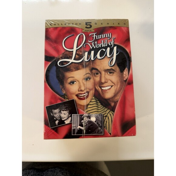 Funny World of Lucy Collector 5 Pack & The Adam's Family 5 Pack VHS' Brand New - Picture 1 of 5